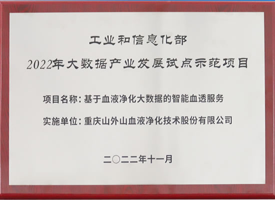 行業(yè)唯一！山外山公司入選“2022年大數(shù)據(jù)產(chǎn)業(yè)發(fā)展試點(diǎn)示范項(xiàng)目”